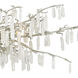 Forest Dawn 8 Light 60.25 inch Textured Silver Chandelier Ceiling Light, Aviva Stanoff Collection