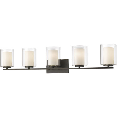 Willow 5 Light 40.5 inch Olde Bronze Vanity Wall Light