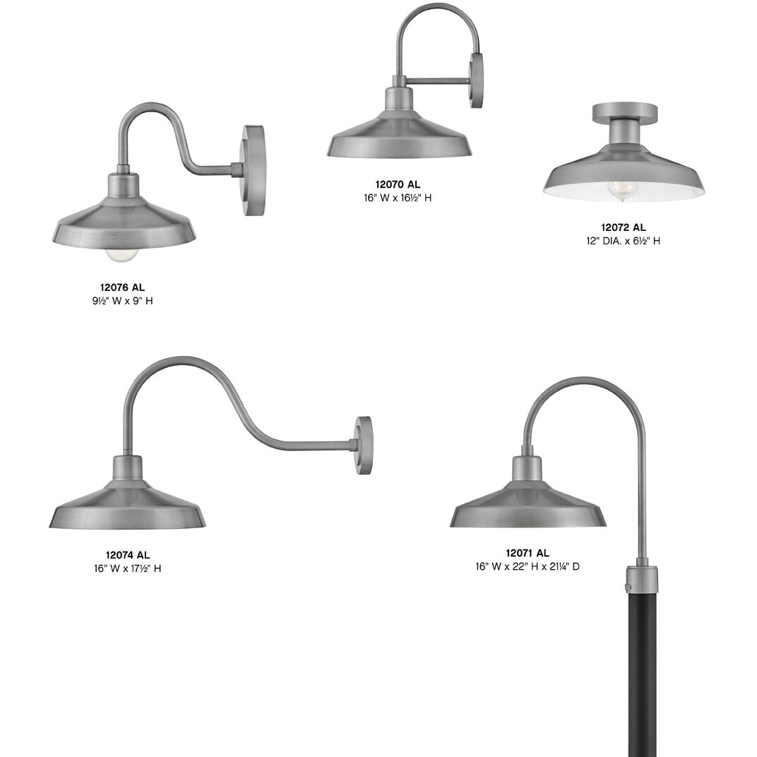 Coastal Elements Forge Outdoor Wall Mount Lantern in Antique Brushed Aluminum