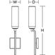 Ellington 1 Light 4.38 inch Polished Chrome Wall Sconce Wall Light