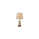 Signature 26.25 inch 100 watt Distressed White Table Lamp Portable Light
