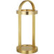 Kelly by Kelly Wearstler Cerne 17 inch 2.20 watt Hand Rubbed Antique Brass Rechargeable Table Lamp Portable Light