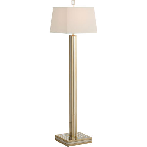 Gold Dust 53 inch 100.00 watt Gold and Silver Floor Lamp Portable Light