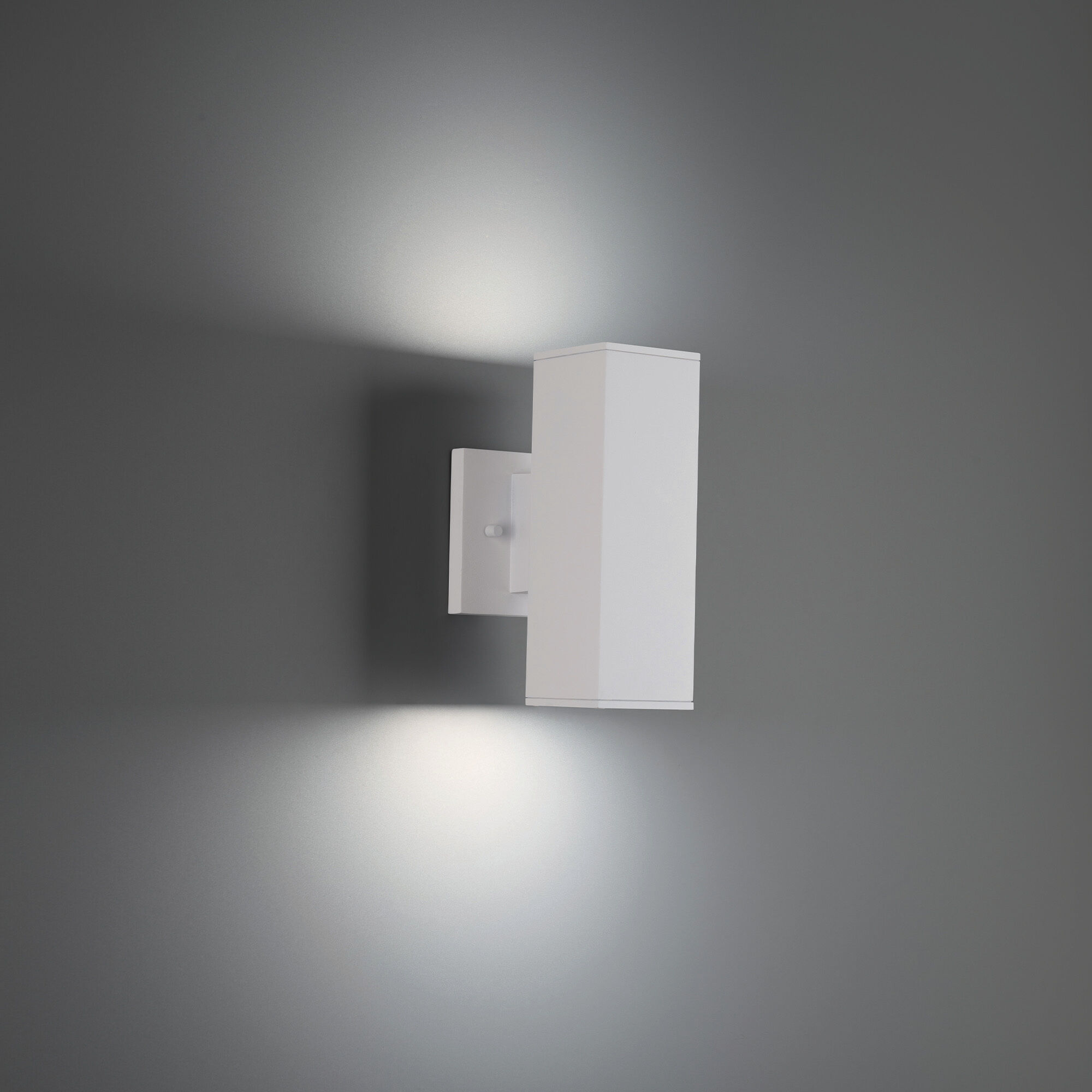 Cubix LED 9.42 inch White Outdoor Wall Lighting in 3000K, WAC Limited