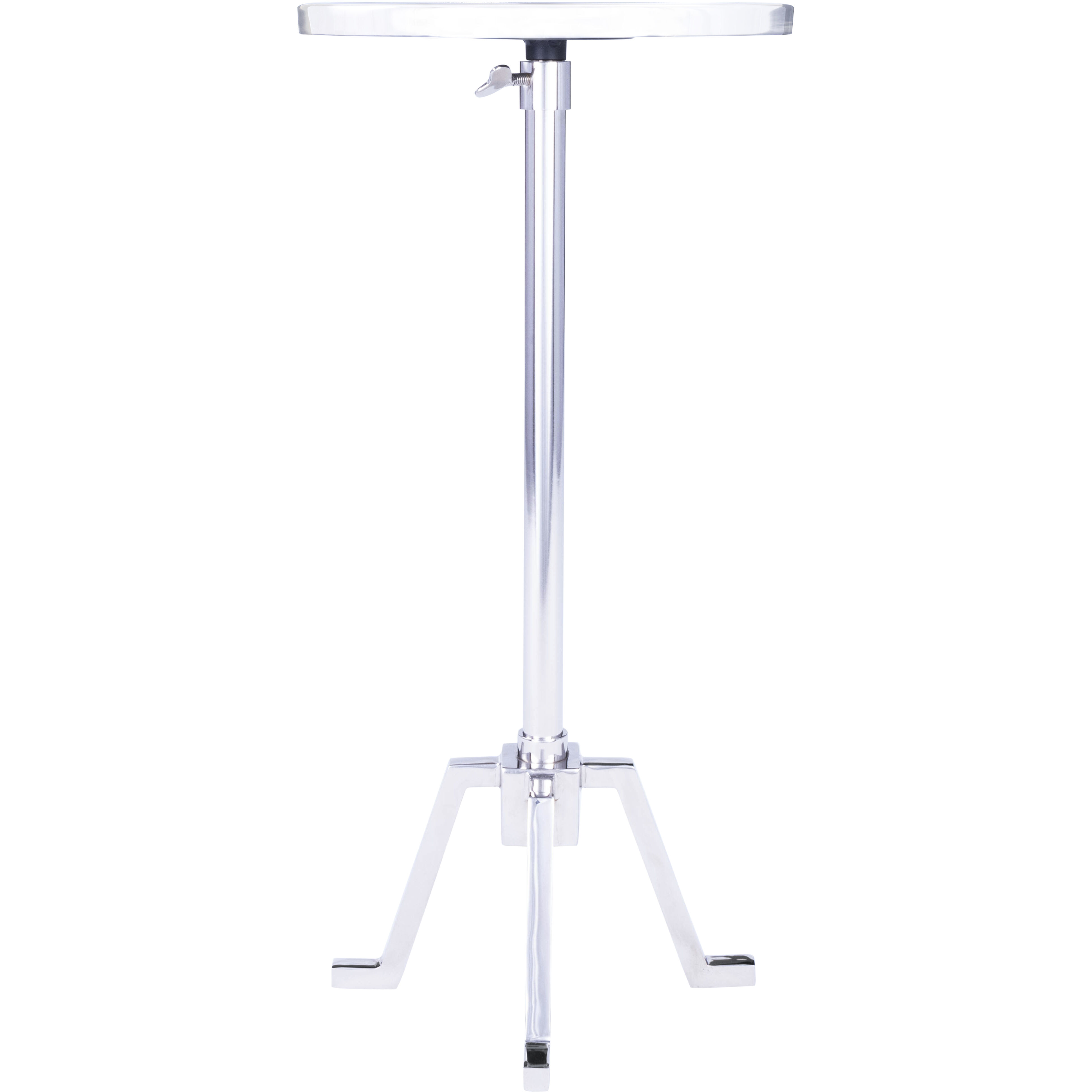 Sash Metal & Marble End or Side Table