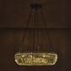 Circolare 8 Light 28 inch Polished Chrome Pendant Ceiling Light
