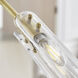 AERIN Casoria LED 45.75 inch Hand-Rubbed Antique Brass Radial Chandelier Ceiling Light, XL