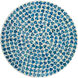 Anita 19.7 inch Blue Stool