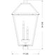 Talbot 4 Light 34.25 inch Oil Rubbed Bronze Outdoor Post Mount Fixture