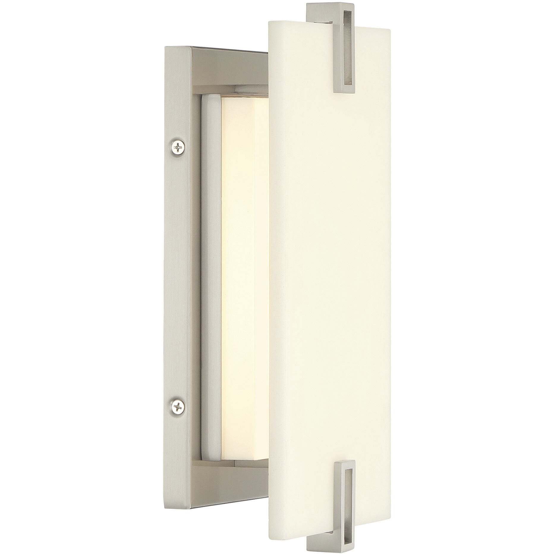 Aizen LED 6 inch Brushed Nickel Wall Sconce Wall Light