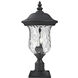 Armstrong 3 Light 25.5 inch Black Outdoor Pier Mounted Fixture in 4.29