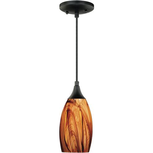 Milano LED 4.75 inch Oil Rubbed Bronze Mini Pendant Ceiling Light
