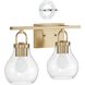 Mansfield 3 Light 24 inch Champagne Gold Vanity Light Wall Light