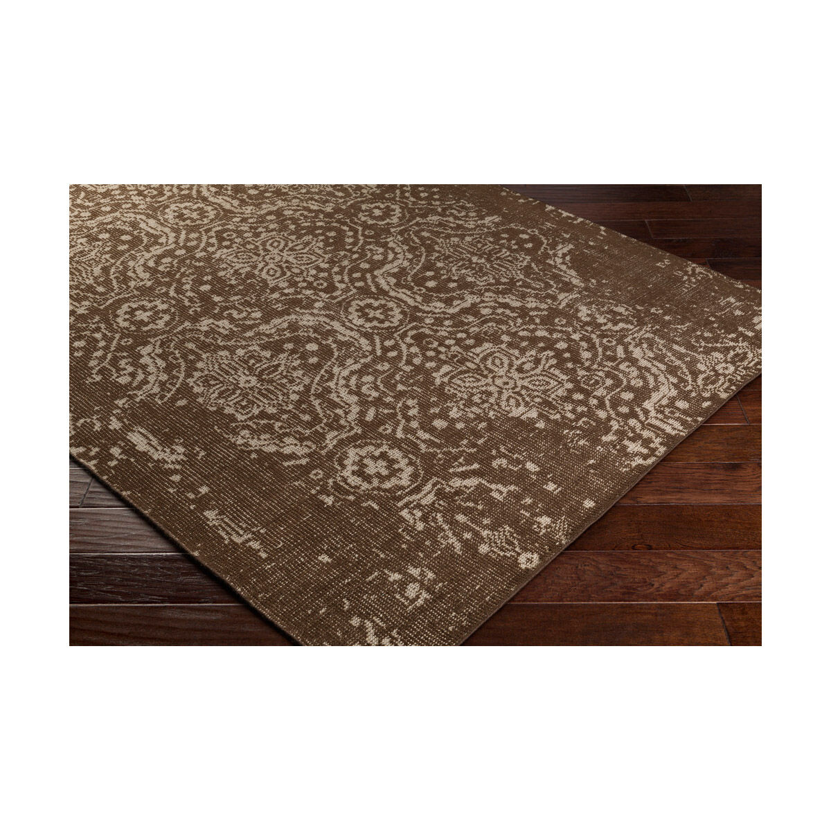 Hoboken 156 X 108 inch Brown and Neutral Area Rug, Wool