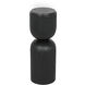 Kudoro 26 X 9.5 inch Burnt Black Side Table, Small