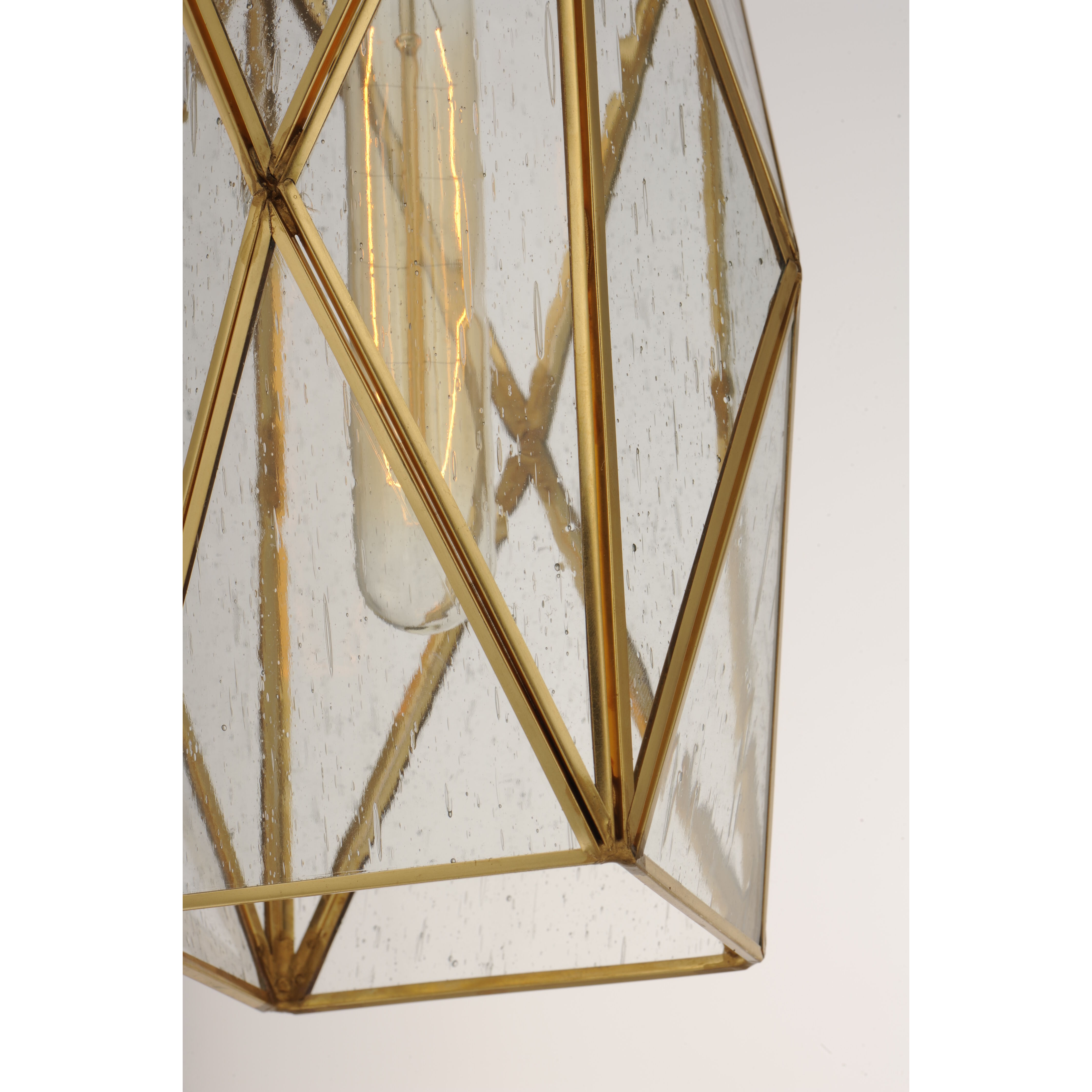 Norfolk 1 Light 6 inch Black/Burnished Brass Mini Pendant Ceiling Light