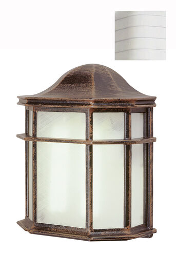 Andrews 1 Light 10 inch White Outdoor Pocket Lantern