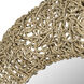 Tangled 33 inch Natural Rope Wall Mirror