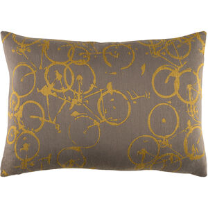 Pedal Power 19 inch Bright Yellow, Charcoal Pillow Kit