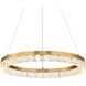 Segovia 28 inch Warm Brass Chandelier Ceiling Light