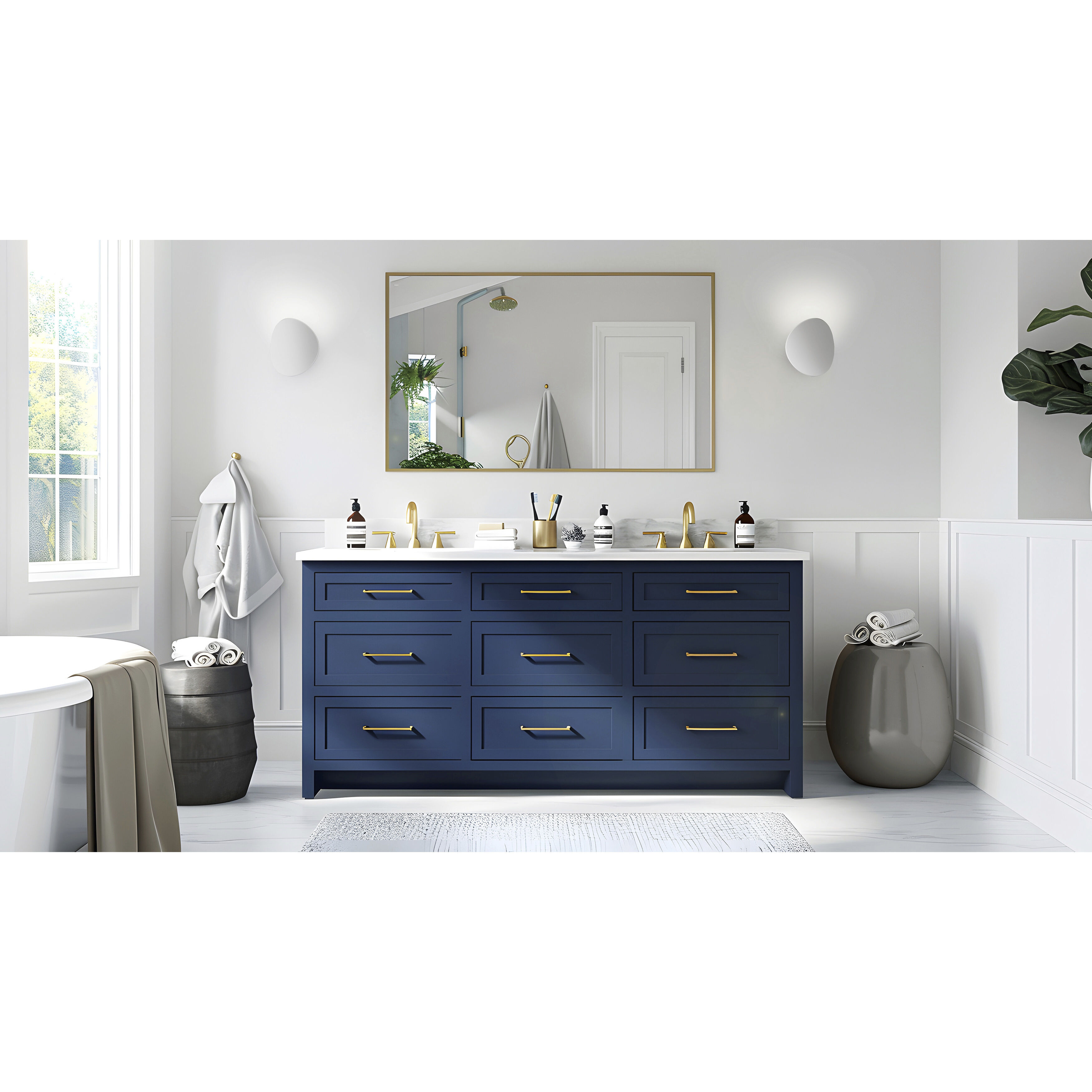 Lunaro Wall Sconce Wall Light in White