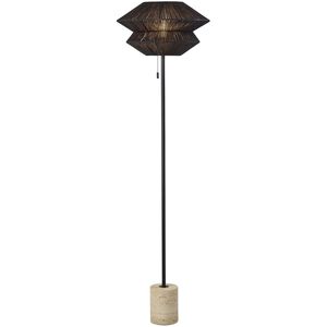 Gardner 63 inch 100.00 watt Black Floor Lamp Portable Light