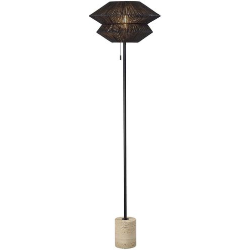 Gardner 63 inch 100.00 watt Black Floor Lamp Portable Light