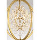 Canada 4 Light 18 inch Antique Brass Chandelier Ceiling Light