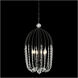 Voliere 6 Light 16.75 inch Gold Pendant Ceiling Light in Matte Black