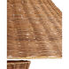Nirvana 77 inch 60.00 watt Natural Floor Lamp Portable Light, Grande