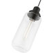 Oakhurst 1 Light 5 inch Black with Brushed Nickel Accent Mini Pendant Ceiling Light