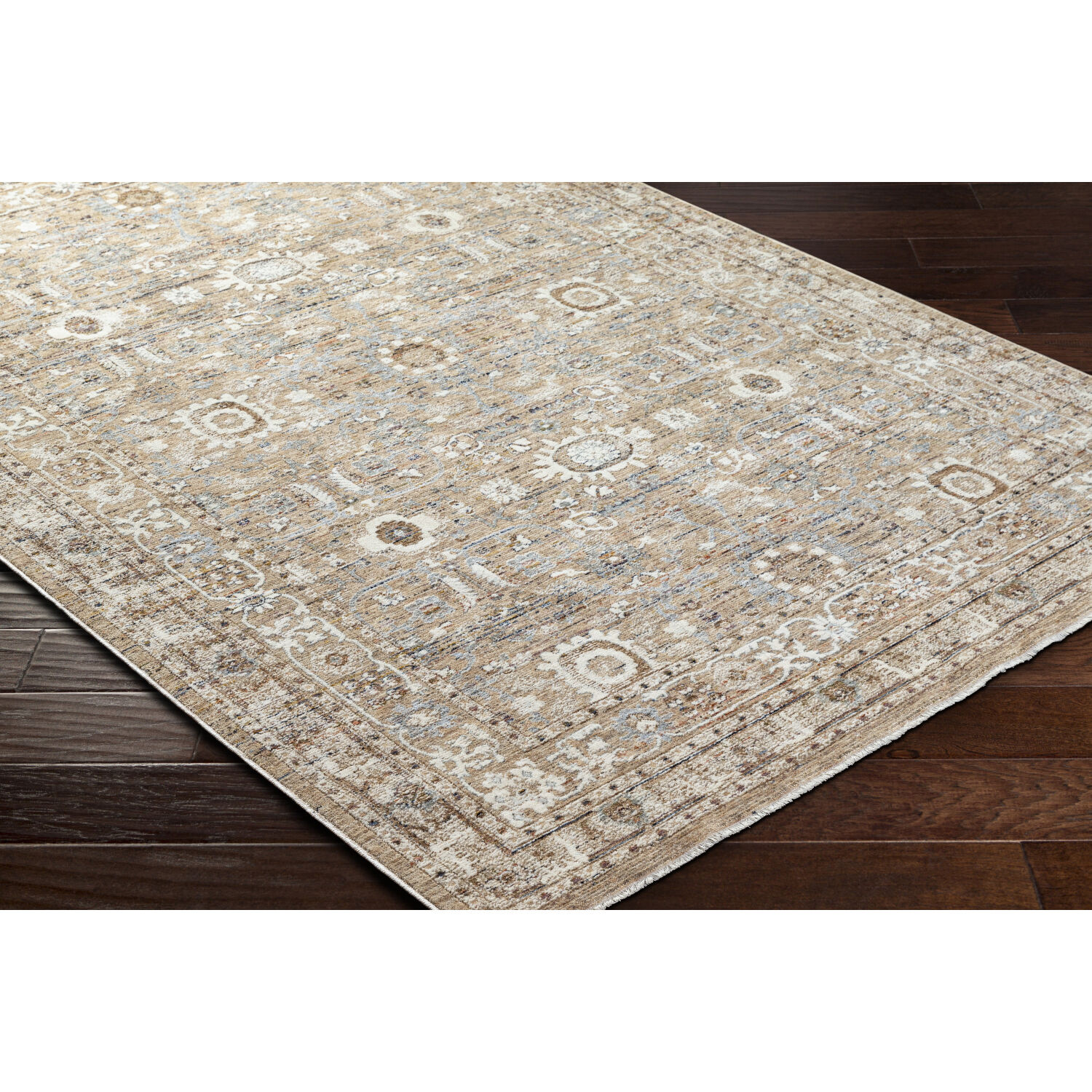 Presidential 38.98 X 24.02 inch Ash Machine Woven Rug in 2 x 3.25