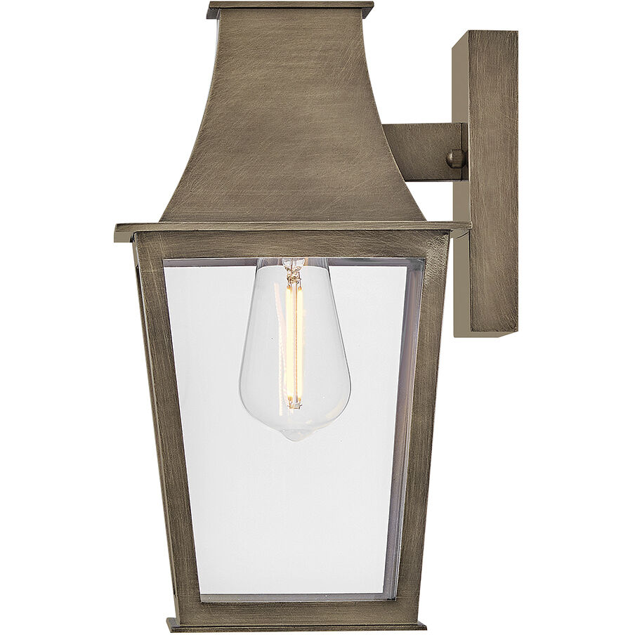 Coastal Elements Georgetown 1 Light 12.5 inch Burnished Bronze Outdoor Wall Mount