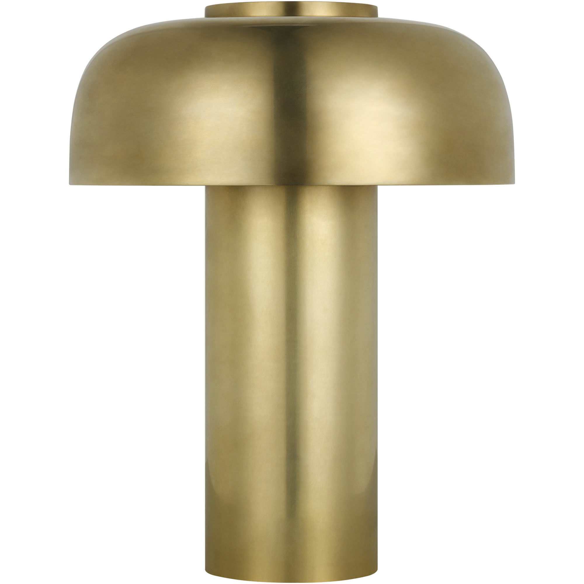 Sean Lavin Louver 8.8 inch 2.20 watt Hand Rubbed Antique Brass Rechargeable Table Lamp Portable Light