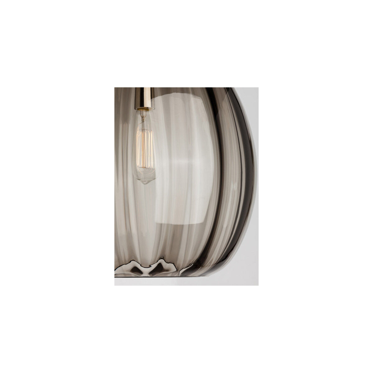 Harper 1 Light 16 inch Natural Brass Pendant Ceiling Light in Incandescent, Clear Glass