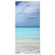 Come Sea Me Blue and Beige and White Framed Art