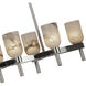 Lucian 10 Light 51.5 inch Polished Nickel and Alabaster Linear Pendant Ceiling Light
