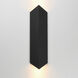 Fractal LED 23.5 inch Black Outdoor Wall Mount