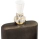 Mara Metallic Brown with Polished Nickel Bottle, Set of 2