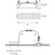 PinPoint Black Regressed, Recessed Down Light