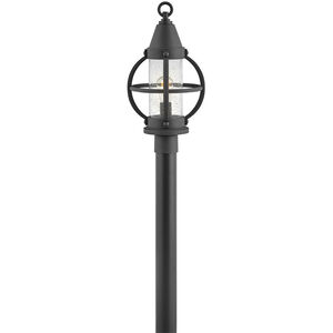 Coastal Elements Chatham LED 21 inch Museum Black Outdoor Post Mount Lantern