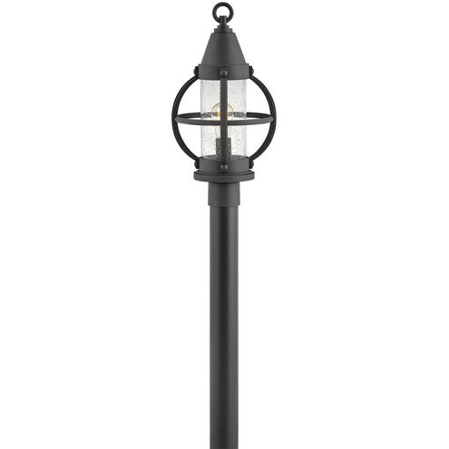 Coastal Elements Chatham LED 21 inch Museum Black Outdoor Post Mount Lantern