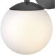 Julep LED 7.25 inch Black Bath Light Wall Light