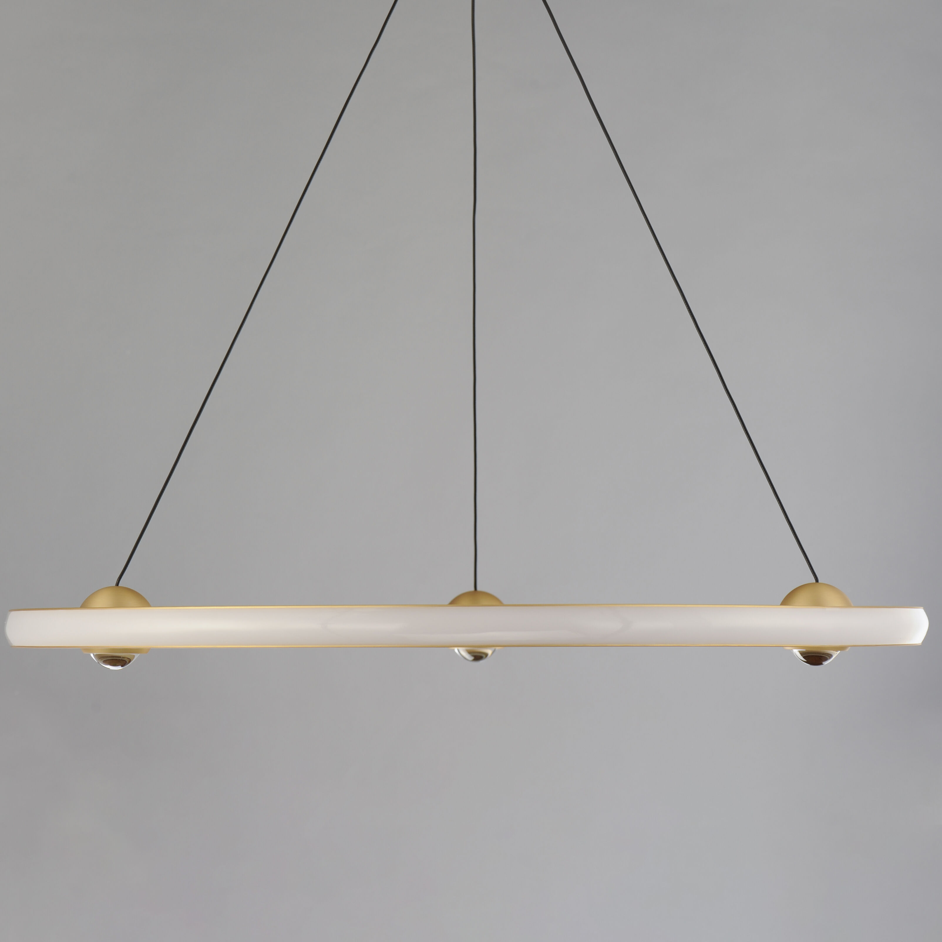 Nodes LED 32 inch Gold Ring Pendant Ceiling Light