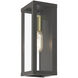 Gaffney 1 Light 11 inch Bronze with Antique Gold Finish Accents Outdoor Wall Lantern, Medium