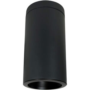 Line Voltage LED Black with Black and Black Surface Mount Cylinder Ceiling Light in Reflector, LED 35W