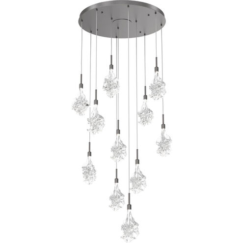 Blossom LED 33.1 inch Graphite Chandelier Ceiling Light, Multi-Port
