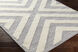 Rodos 84 X 63 inch Light Grey Rug, Rectangle