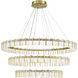 Sevryn LED 44.5 inch Soft Brass Chandelier Ceiling Light
