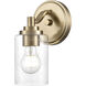 Moven Indoor Wall Sconce Wall Light in Modern Gold